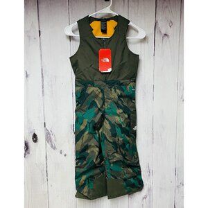 The North Face Toddler Insulated Bib Evergreen Mountain Camo Print 5T